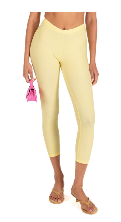 LYNN CAPRIS SWIM PANT - BUTTER YELLOW
