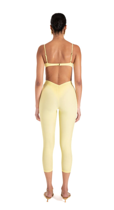 LYNN CAPRIS SWIM PANT - BUTTER YELLOW