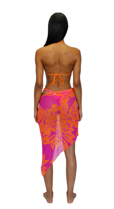 KIAH MESH SKIRT - PINK/ORANGE - MELISSA SIMONE