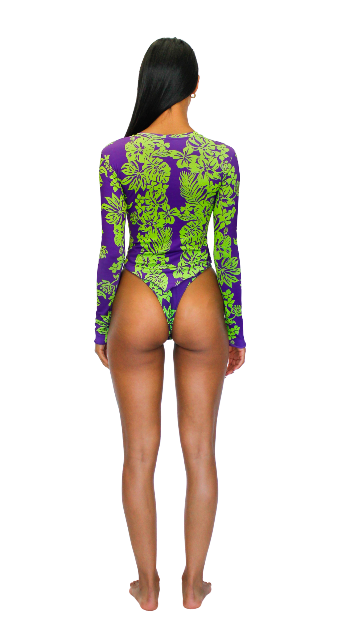 GIA SWIM TOP - PURPLE/GREEN - MELISSA SIMONE